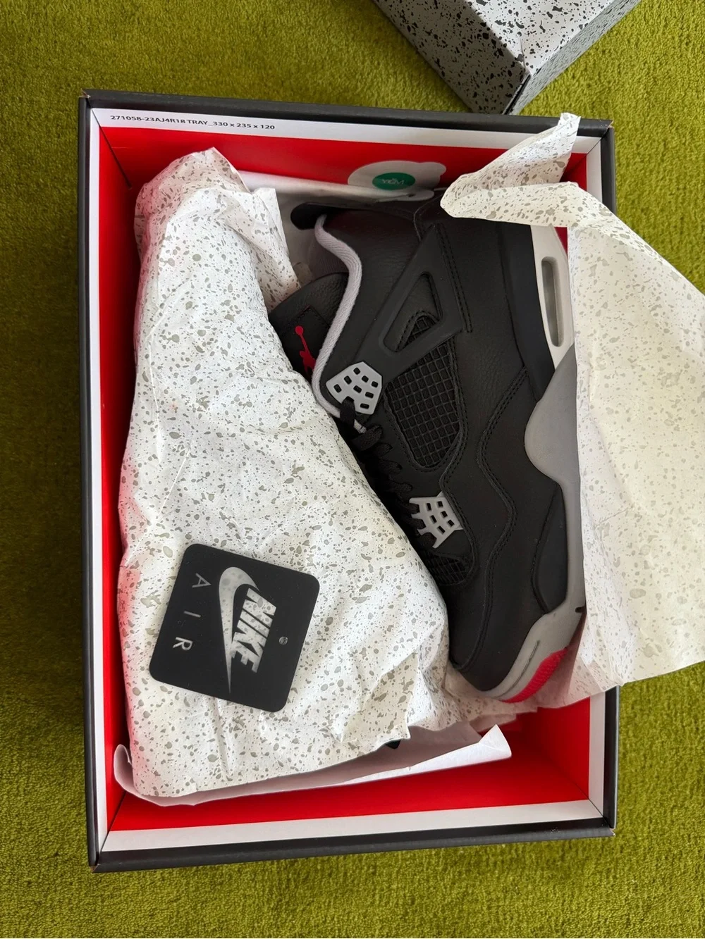 Jordan 4 Retro Men’s Sneakers - Black Bred Reimagined